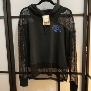 Victoria’s Secret North Carolina Pink Collegiate Collection swim coverup hoodie